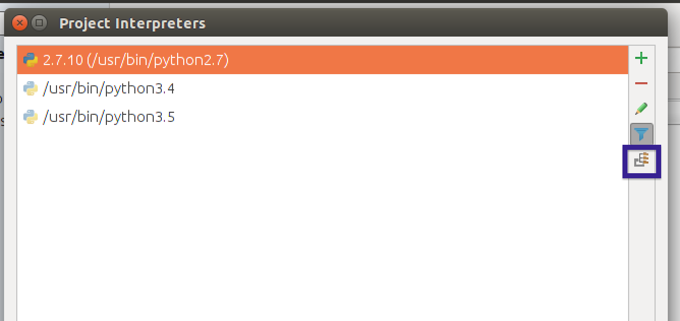 PyCharm Interpreter Path